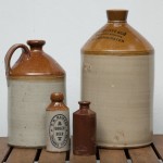 large stoneware bottles – SOLD