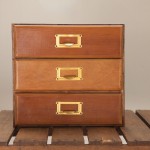 wooden drawers