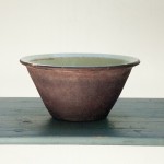 bowl – brown and cream glaze