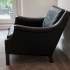 chocolate armchair – SOLD