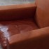 terence conran tan leather armchair – SOLD