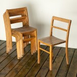 dining chairs (old classroom chairs)