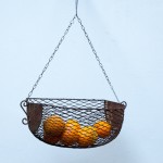 hanging iron basket